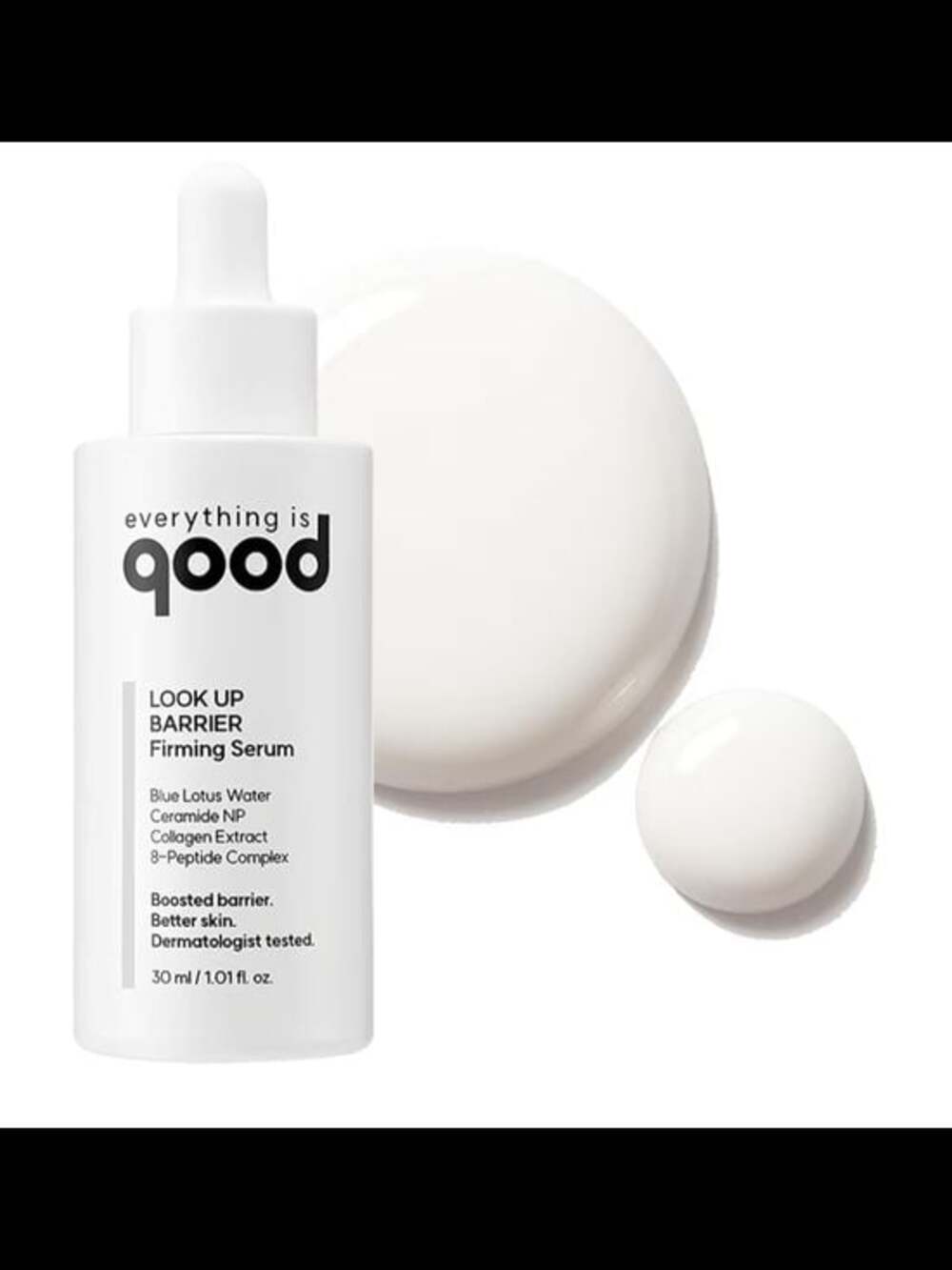 everything is good LOOK UP BARRIER Firming Serum 8-Peptide, Ceramide NP Collagen